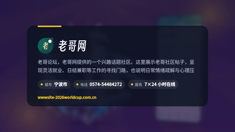 老哥网是谁